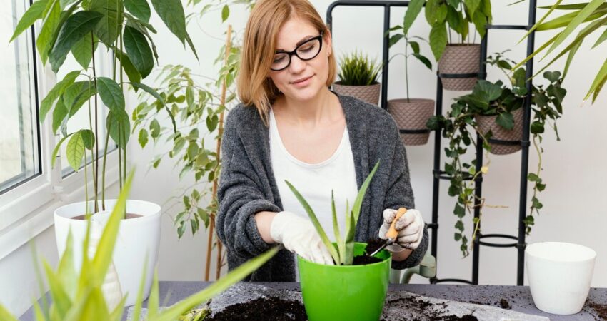 indoor plant fertilization